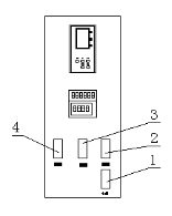 便携滚子加热炉操作面板